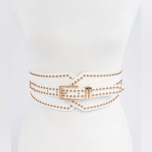 50A. Studded Stretch Buckle Belt